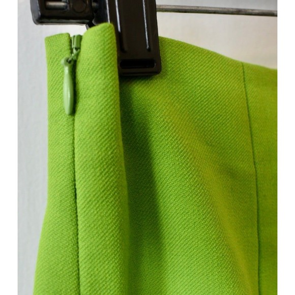 Zara high waisted skort shorts lime green apple green - Picture 4 of 9